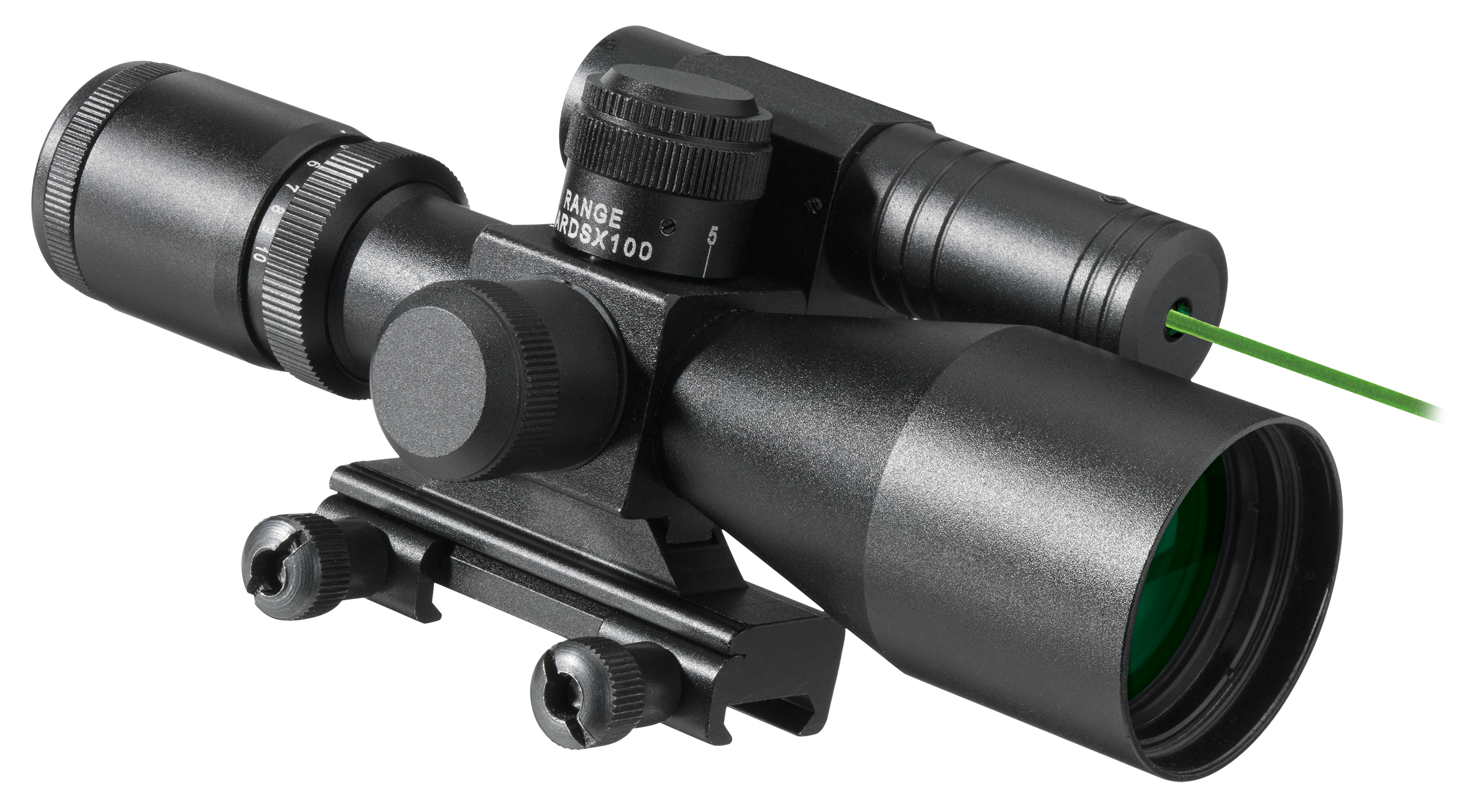 Pursuit X1 Tactical Carbine Scope with Laser Sight | Bass Pro Shops